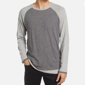 Vince Men’s Double Layer Baseball Crew Medium